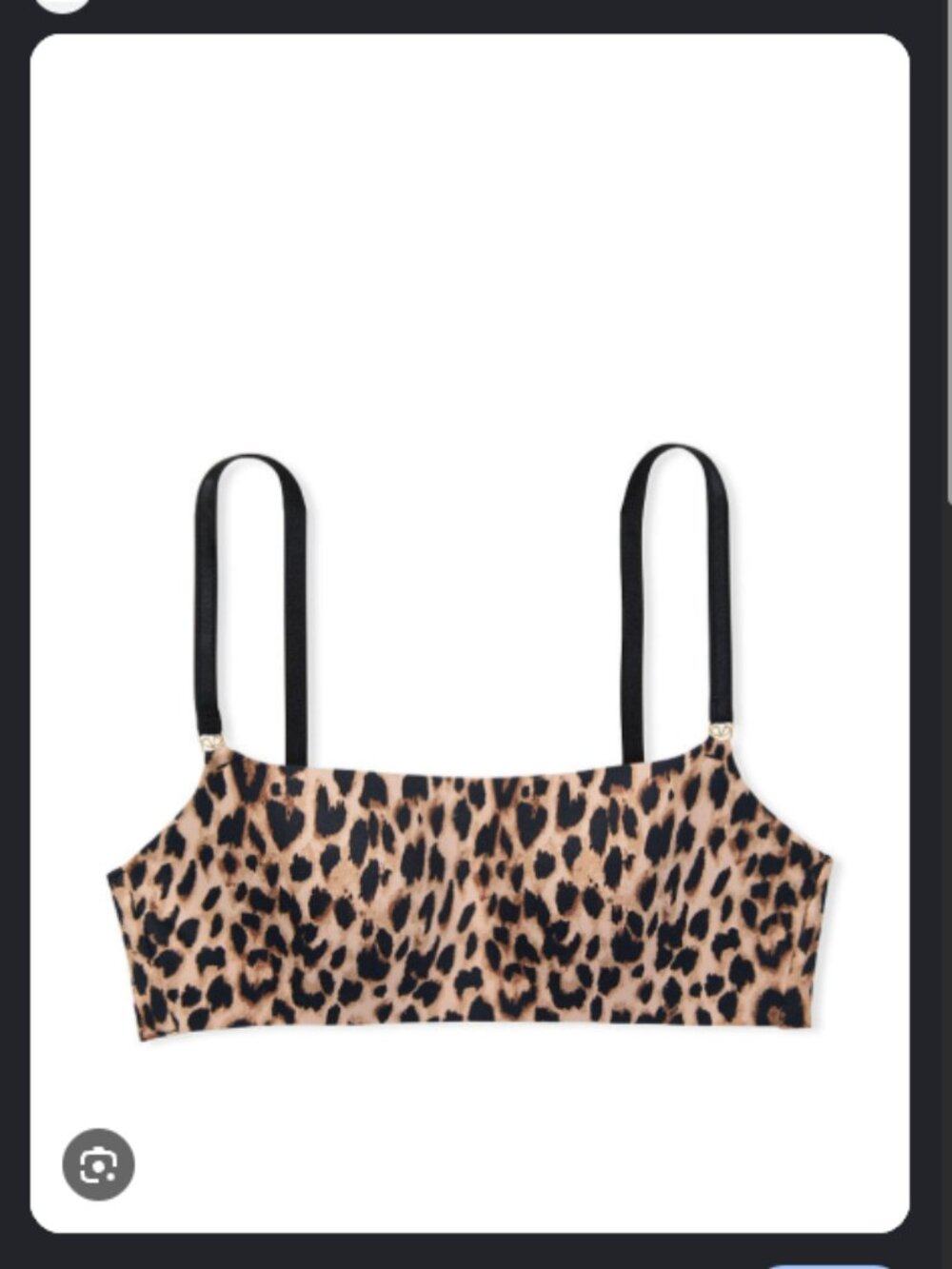 VS Classic Brown Leopard Smooth Lightly Lined Non Wired Bralette